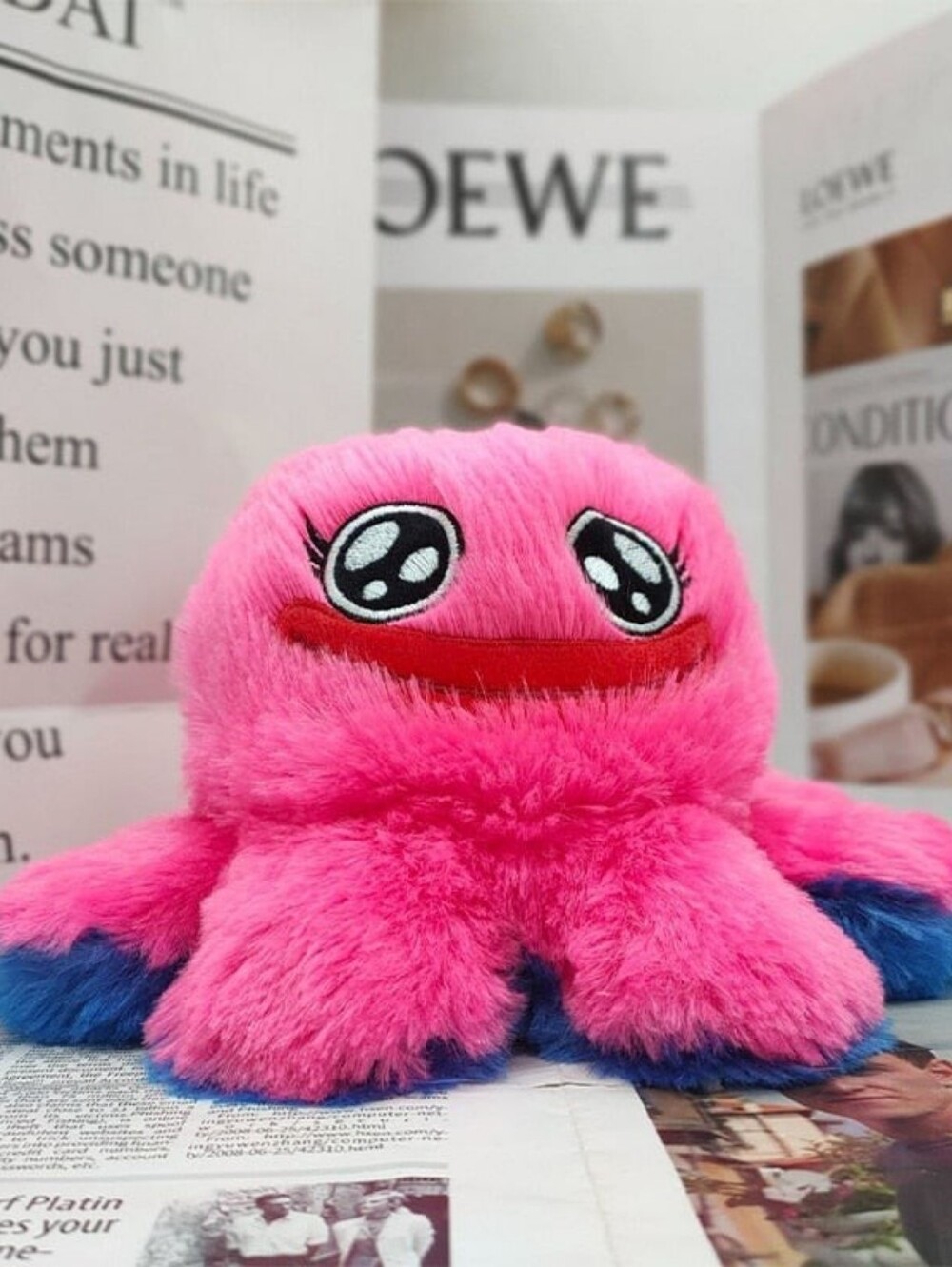 Plush Reversible Huggy Wuggy Kissy Missy Octopus Soft Toy